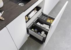 Blanco Abfallsystem SELECT II 60/4 Orga 4 Beh, m Schubl., 2x 15 l u. 2x 6 l