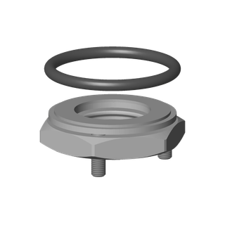 DO Befestigung mit O-Ring D34 x 4 mm ERSATZTEILE 04301108587 D 52 x 1,5 mm