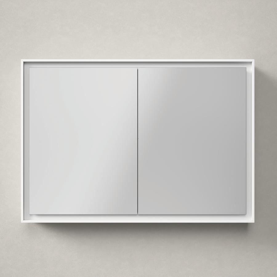 Artikelbild 3 des Artikels „Duravit Spiegelschrank L-Cube 100x70x15,5cm, gra ma, Türanschl. re/li 100 x 70 x 15,5 cm | graphit matt“