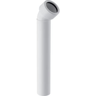 Geberit Ablaufanschlussbogen d 40mm, 45G, m Vsb, Kunstst., we