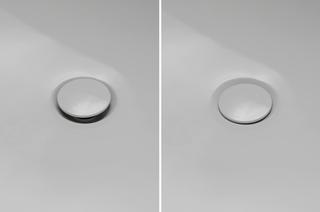 Duravit Ab- u. Überlaufgarn. Quadroval d= 5,2cm, mit Wanneneinlauf, chrom