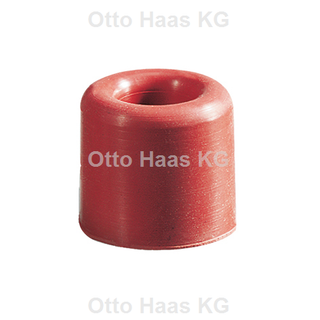 HAAS Türpuffer Höhe 32mm, a-d= 30mm, i-d= 6mm, rot