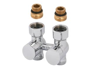 Schlösser Anschlussarm. DesignPlus 3630 DN 15, 1/2", DG Ni 1/2"x3/4" AG, p vc