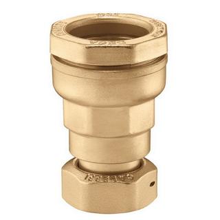Caleffi Anschlussverschraubung d 25mmx1" ÜW, MS, für PE-Kunststoffrohre