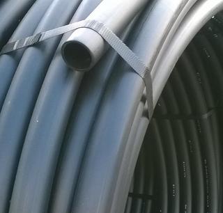 OHM Rohr PE 80 IND SDR 17,6 schwarz, 75x4,3mm, Ring 50 m, PN 7,5