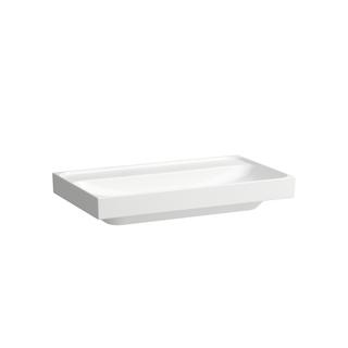 Laufen Aufsatzwaschtisch MEDA 80x46cm, o. ÜL, o. Hahnl., weiß mit LCC