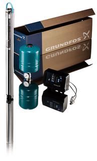 Grundfos Unterwasserpumpe PACK SQE 5-70 m 40 m Unterwasserkabel 3x 1,5 qmm flach