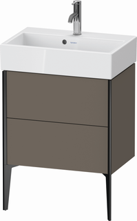DU WTU XViu bodenst., 493x584x384mm 2 Ausz,Schwarz M./flan. Grey Sdm. ES Ah.