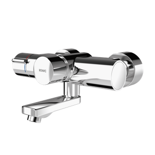 AR Wandbatterie, F5, hydr., Thermostat, Schwenkauslauf, 255 mm, für C-Modul