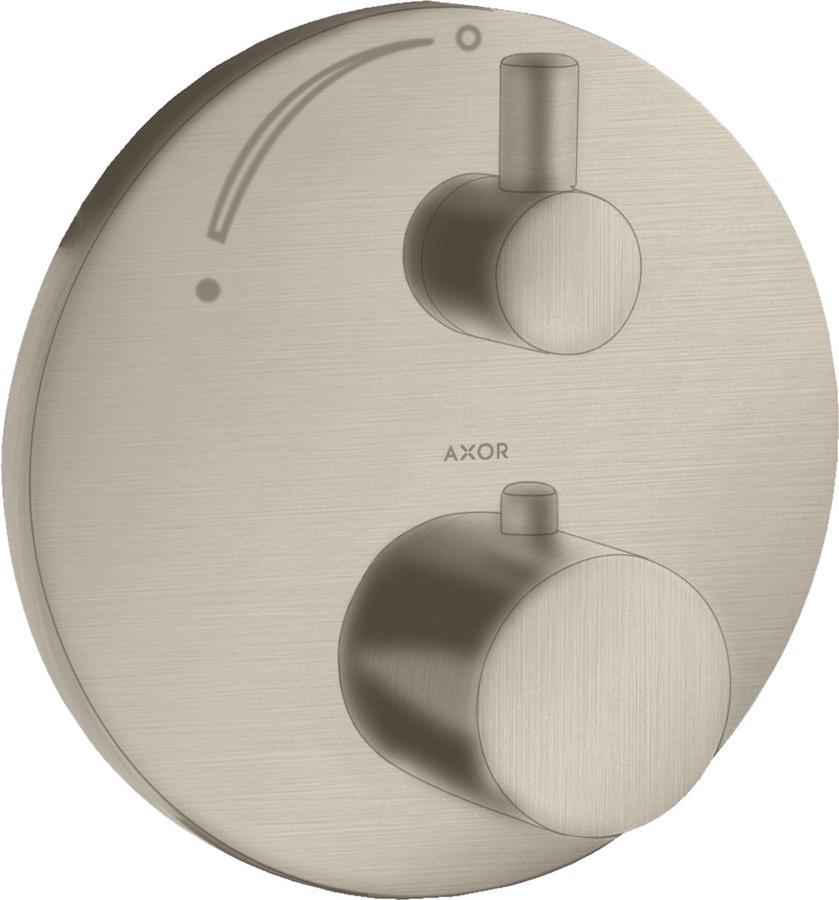 Artikelbild 1 des Artikels „hansgrohe Fertigmontageset Axor Uno UP-THM, m Absperrventil, brushed nickel brushed nickel“