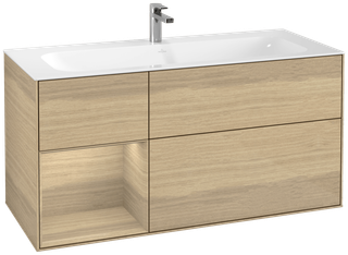 V&B Waschtisch-Unterschrank Finion 119,6x59,1cm, Reg li Oa ven, Oak Veneer