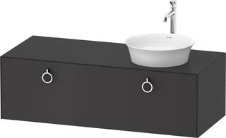 Duravit WT-Unterschrank White Tulip 130x55cm, 1 AZ m G, B re, graph s-matt