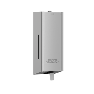 AR Desinfektionsmittelspender, EXOS, Edelstahl, Aufputz, 120x345x120 mm