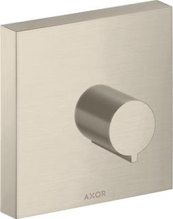 hansgrohe Fertigmontageset Axor Starck UP-Absperrventil, eckig, brushed nickel
