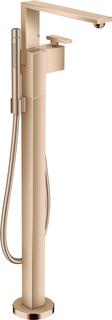 hansgrohe Wannen-EHM Axor Edge Ausl. 255mm, bodensteh., pol. red gold