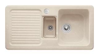 V&B Spüle Condor 60 m Abl.garn, Exzenter, Restesch., almond