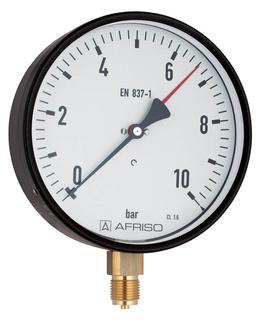 Afriso Rohrfeder-MM RF160 D201 rad. Gehäuse 160mm, G1/2 B, 0/10 bar