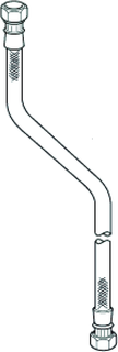 HA Anschlußschlauch HANSA 59912246 L=1000, G3/4xG3/4