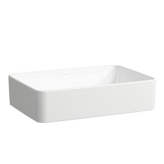Laufen Waschtisch-Schale SAVOY 38x55cm, recht., m ÜL, o. Hahnloch, weiß
