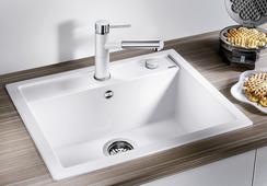 Blanco Becken DALAGO 6 SILGRANIT 61,5x51cm, cafe, mit Ablauffernbedienung