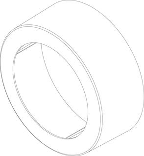 BOSCH Ersatzteil TTNR: 8735100291 Abdeckung Handloch D197/145 schw. everp