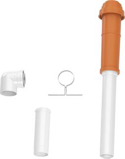 BOSCH Grundbausatz FC-Set80-C33x Ø 80/125 mm, Anschluss hinten, senkrecht
