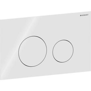 Geberit Betätigungsplatte Sigma40 Round, weiß, für 2-Mengen-Spülung