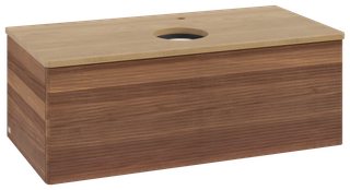 V&B WTU m F-Struktur -Beleuchtg. Antao 100x36x50cm, HL, WBP hon. Oa, w. wal
