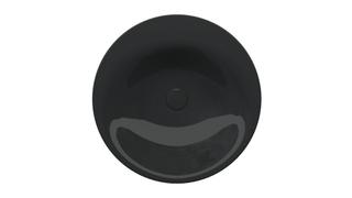 Einbau-Waschtisch BetteLux Oval A220 50x50cm, schwarz