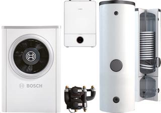 BOSCH Luftwärmepumpen-Paket BOPA CS751 CS7001iAW 5 OR-S, AWE9, BPU400-C, INPA