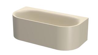 Badewanne BetteLux Oval Silouette-I-3416 beige, 180x85x45cm, freistehend