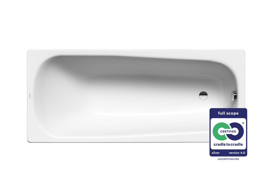Artikelbild 2 des Artikels „Kaldewei Badewanne SANIFORM 374 175x75cm, Standard, weiß Standard | alpinweiß“