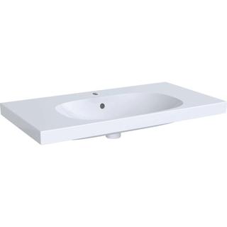 Geberit Waschtisch Acanto 90x48,2cm, m Abl, m Hahnl., ÜL, we.