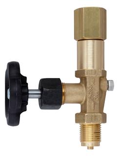AFRISO Manometer-Absperrventil DIN 16270 Form B, G1/2, Messing, PN250