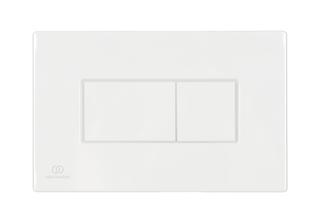 IS WC-Betätigungsplatte P2 Solea 230x10x146mm, pneumatisch, weiß
