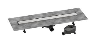 hansgrohe RainDrain Go Duschrinne Set, 40, 50, L 800mm, Edelstahl Finish