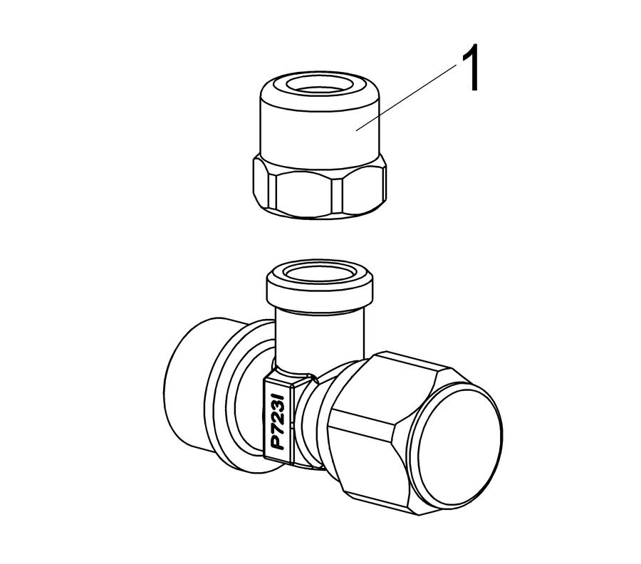 Artikelbild 2 des Artikels „Schlösser Eckventil DN 15, 1/2