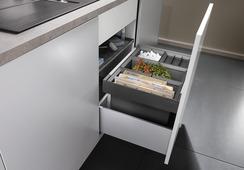 Blanco Abfallsystem FLEXON II 60/4 4 Beh, m D, 2x 15 l, 2x 6 l, Deckel 6 l