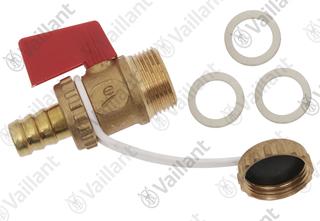 VA Entleerungsventil, 3/4 Vaillant-Nr. 0020085445