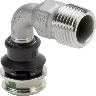 Viega Übergangsbogen Raxinox 4414 20mmxR 3/4, 90G, St nichtrost., SC-Con.