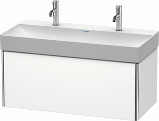 DU WTU XSquare 397x984x460mm,wandh. 1 Auszug, Weiß Matt ES Ahorn