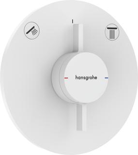 hansgrohe Mischer DuoTurn S UP, für 2 Verbraucher, mattweiß