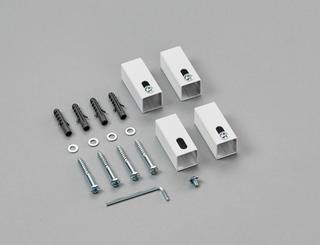 Zehnder Wandmontage-Set verchromt