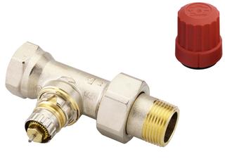 Danfoss Ventilgehäuse RA-N 20, R 3/4, DG, matt vernickelt