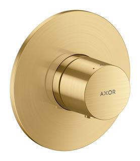 hansgrohe Fertigmontageset Axor One UP-Thermostat, brushed gold optic