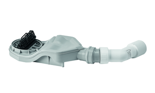 Kaldewei Ablaufgarnitur NEXSYS 4122 Sperrw 25, ultraflach, mit Haarfangsieb