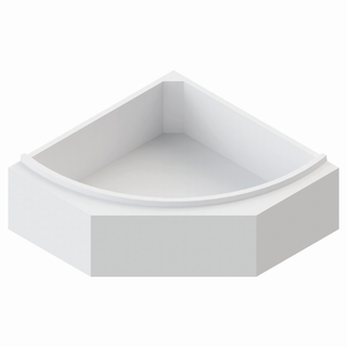 Schedel Eck-Wannenträger RIHO Neo 150x150cm, mit Ablage, 5-Eck, Höhe 60cm