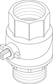 BOSCH Ersatzteil TTNR: 87185320490 Kugelhahn DN40