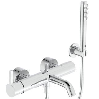 IS Wannen-Einhebelmischer Joy AP, Ausl. 207mm, mit Brause-Set, chrom