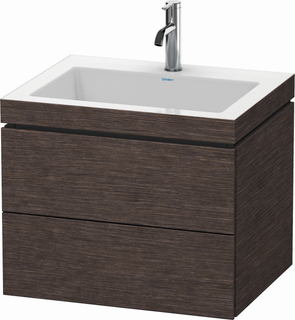 DU WTU L-Cube mit Vero Air 500x600x480 1 HL,2 SchKa,Eiche Dunkel geb. ES Ahorn